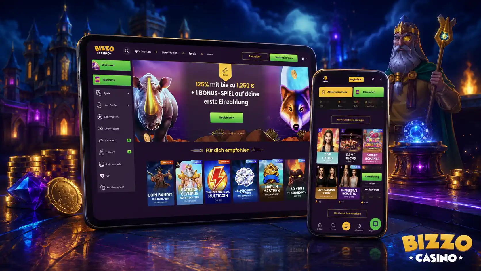 Wöchentliche Angebote im Bizzo Casino